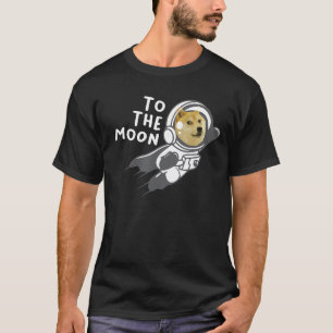 Dogecoin to the Moon Shirt, Hodl Doge Coin Crypto  T-Shirt