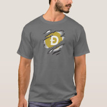 Dogecoin Torn Image w/ Logo Reveal Underneath