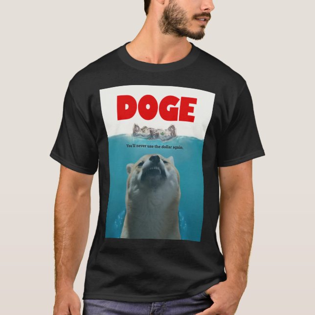 Dogecoin Yolo from Elon Musk Tweet on Doge Classic T-Shirt (Front)