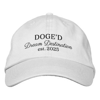 DOGE'D Dream Destination Embroidered Hat