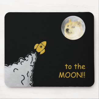 Dogepad - The Dogecoin Mouse Pad! Mat