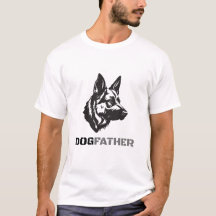 Dogfather – Funny Dog Dad T-Shirt for Pet Lovers