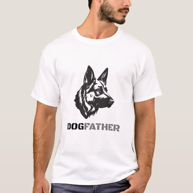 Dogfather – Funny Dog Dad T-Shirt for Pet Lovers (Front)