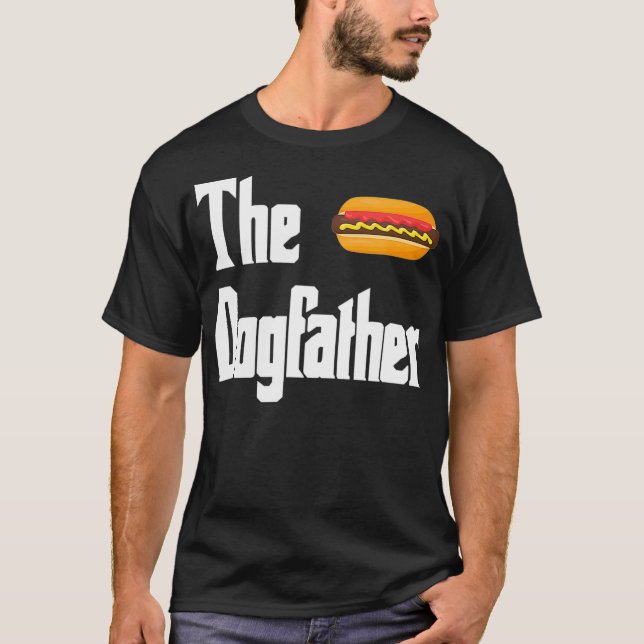 Dogfather Hot Dog T-Shirt (Front)