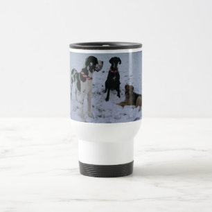 Dogge, Great Dane,Dogs,Christmas Travel Mug