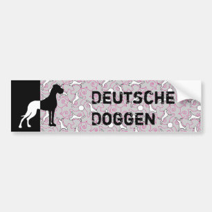 Doggen Autoaufkleber Bumper Sticker