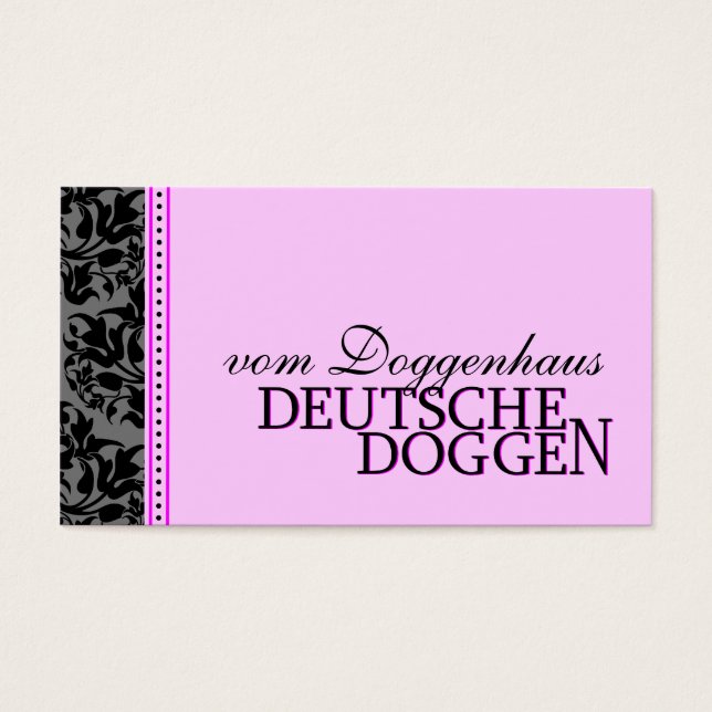 Doggen Business Cards (Front)