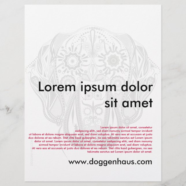 Doggen Flyer / Wurfblatt (Back)