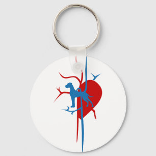 Doggen im Herzen Key Ring
