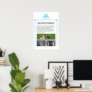 Doggen Poster zum selbst gestalten 
