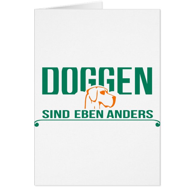Doggen sind eben anders (Front)