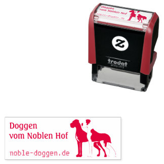 Doggen Stempelautomat mit Tintenkissen Self-inking Stamp