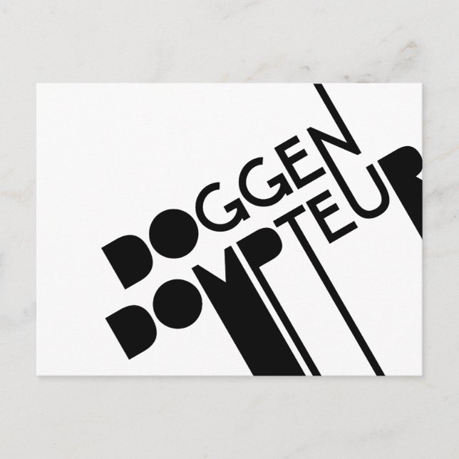 Doggendompteur Postcard (Front)