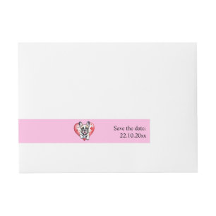 doggenhaus   French Bulldog Wraparound Address Label