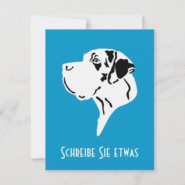 Doggenkarte zum beschriften (Front)