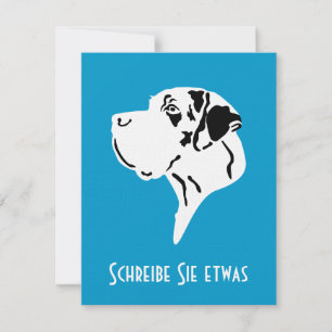 Doggenkarte zum beschriften