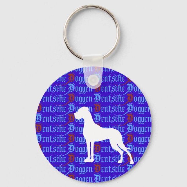 Doggenlogo Schlüsselanhänger Key Ring (Front)