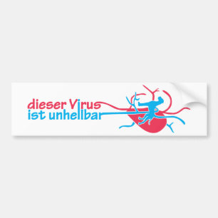 Doggenvirus Aufkleber Bumper Sticker
