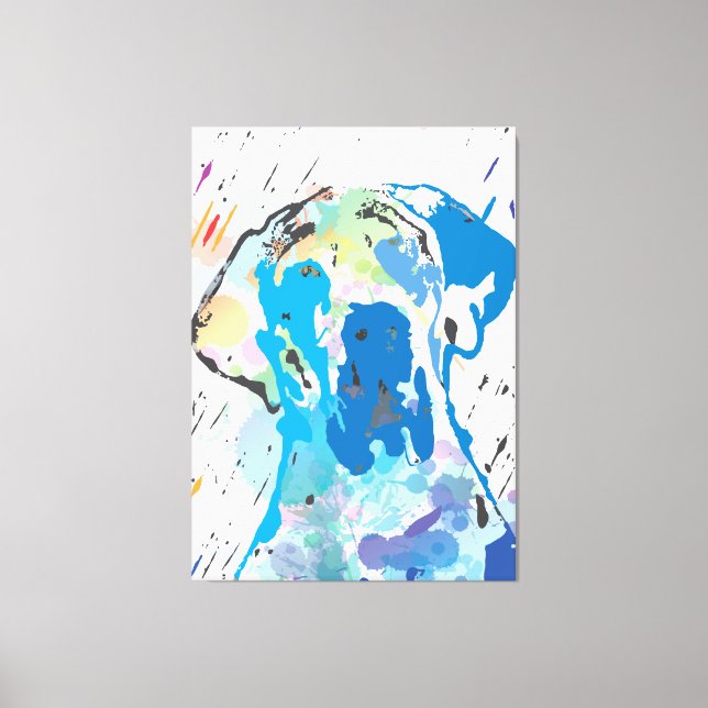 Doggenwand! Canvas Print (Front)