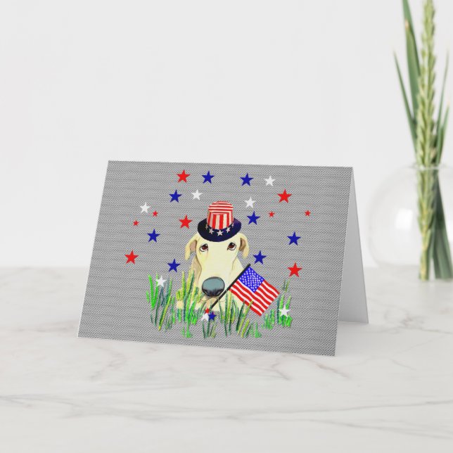 Doggie 4th Of July Card (Front)