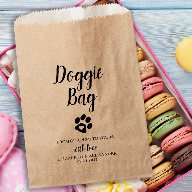 Doggie Bag Biscuit Bar Dog Treat Wedding Favour Ba (Creator Uploaded)