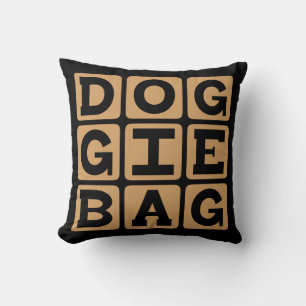 Doggie Bag, Restaurant Leftovers Cushion