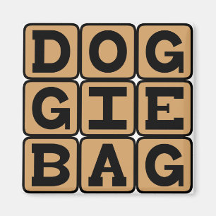 Doggie Bag, Restaurant Leftovers Magnet