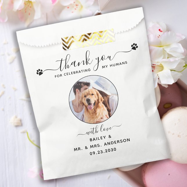 Doggie Bag Thank You Dog Treat Wedding Favour Bag (Creator Uploaded)