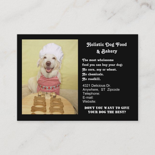 Doggie Bakery Business Card (Front)
