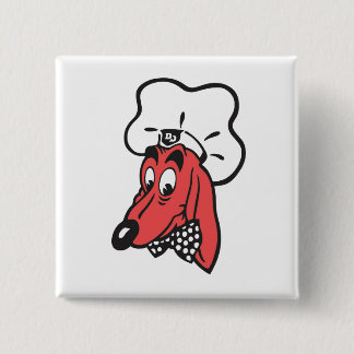 DOGGIE DINER Logo Magnet 15 Cm Square Badge