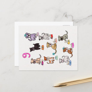 Doggie Diners Birthday nine years old  Postcard