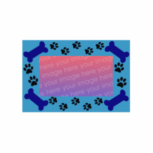 Doggie Frame Ornament Photo Sculpture Decoration