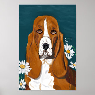 Doggie in the Daisies poster