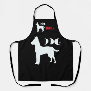 DOGGIE OWNER Black Veterinarian    Apron
