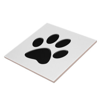 DOGGIE PAW PRINT TILE