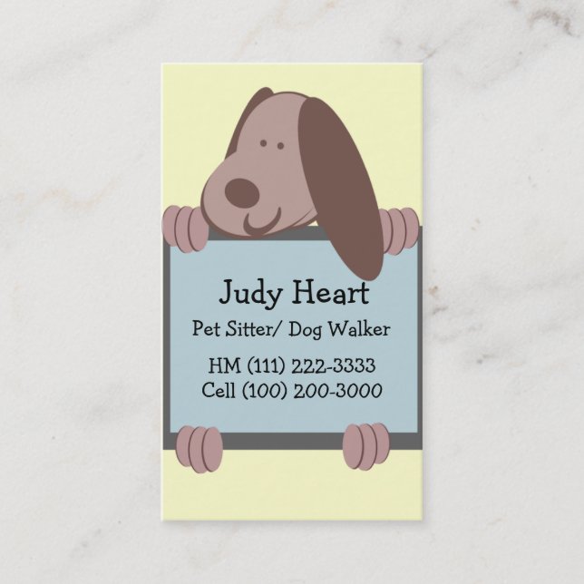 Doggie Tales/ Business Card (Front)