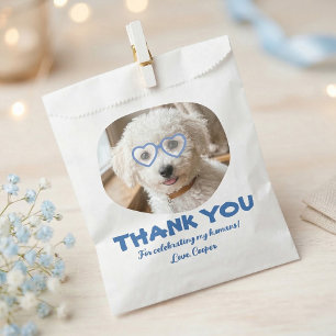 Doggie Treat Wedding Dog Photo Thank You Favour Bags