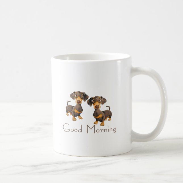doggies morning coffee mug (Right)
