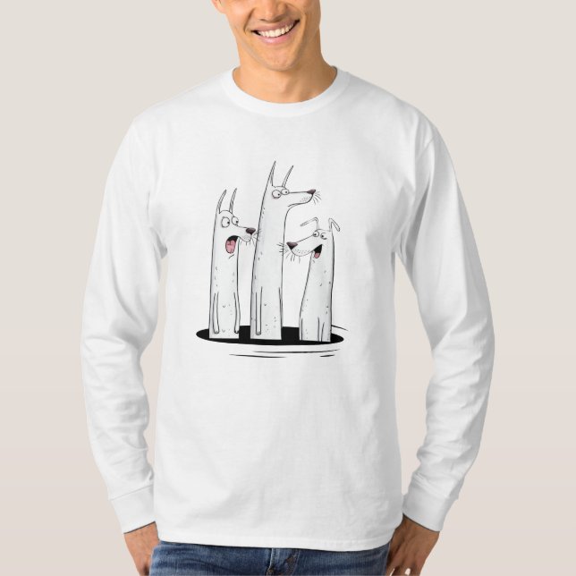 “Doggo Drama” – Longboi Edition T-Shirt (Front)