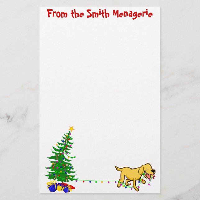 Doggone Christmas | Christmas Letterhead (Front)