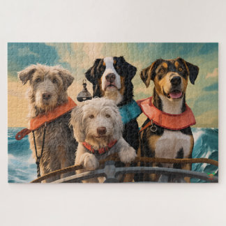Doggone Sailors: Paws on Deck Jigsaw Puzzle