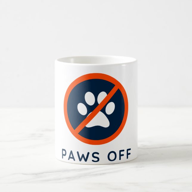 DogGoneIt - Paws Off-11 oz Coffee Mug (Center)