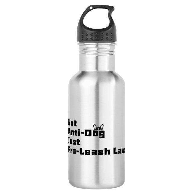 DogGoneIt - Pro-Leash Laws-180z 532 Ml Water Bottle (Front)