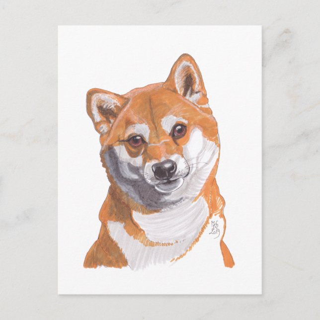 Doggust 2019 Shibainu Postcard (Front)