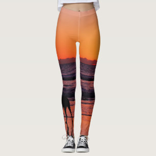 Doggy beach day! leggings