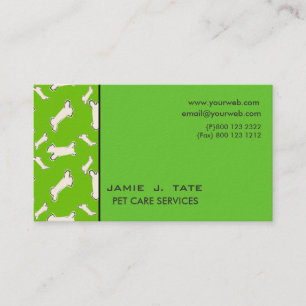 Doggy Bones Business Card