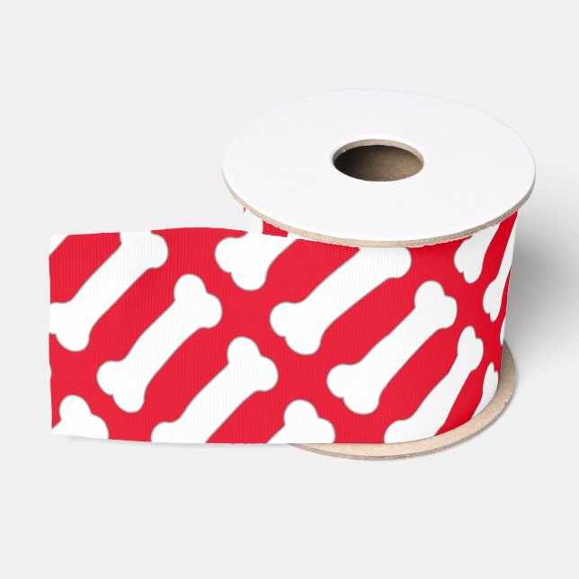 Doggy Bones Grosgrain Ribbon (Spool)