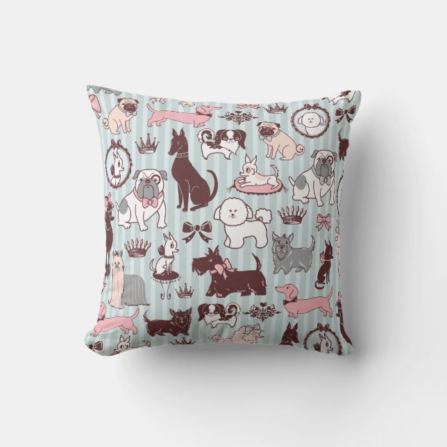 Doggy Boudoir Pillow by Fluff (Front)
