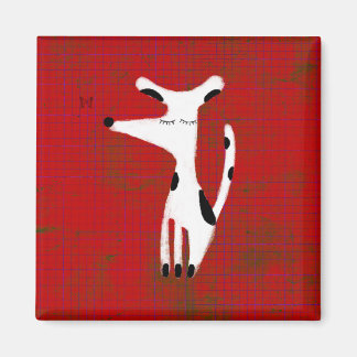 Doggy chien grungy dally  rusty hund love cat magnet