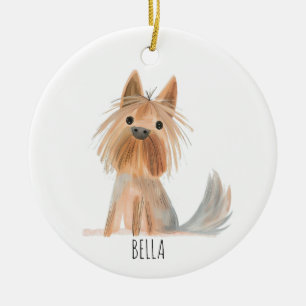 Doggy Christmas Ornamnent Ceramic Tree Decoration